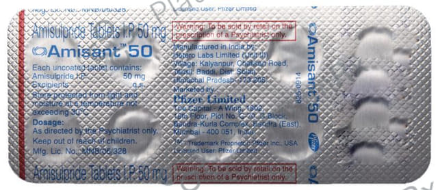 Amisant 50mg Tablet 10s