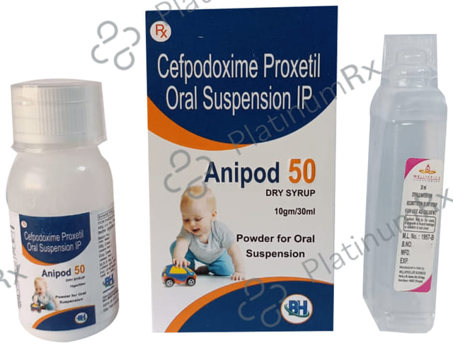 Anipod 50mg Dry Syrup 30ml (Beepharma Healthcare (Opc) Pvt. Ltd.)