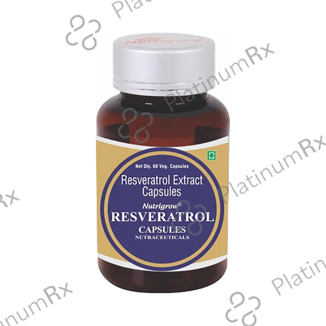 Nutrigrow Resveratrol Veg Capsule