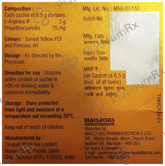 RG-Mac Sachet Flavour Orange 6.5gm