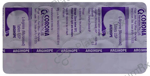 Argihope 1000mg Tablet 10s