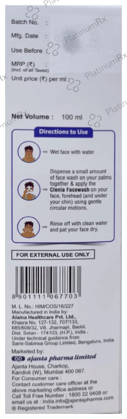 New Clenia Skin Rejuvenating Face Wash 100ml