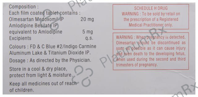 Olsar A 5/20mg Tablet 10s