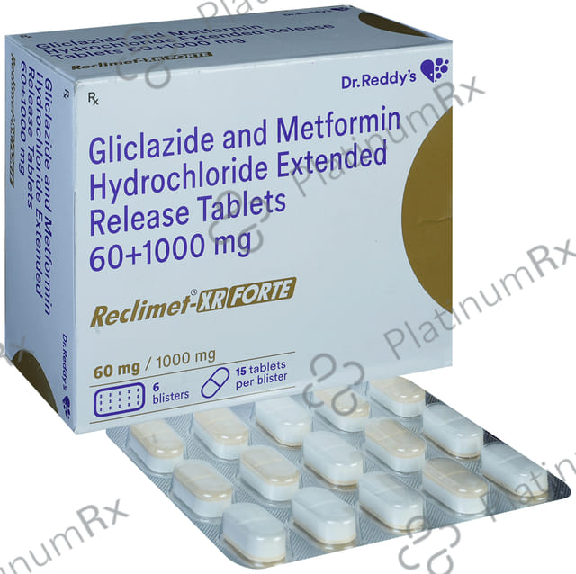 Reclimet XR Forte 60/1000mg Tablet 15s