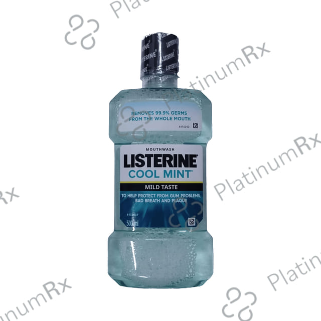 Listerine Mouth Wash Cool Mint Mild Taste 500 ml