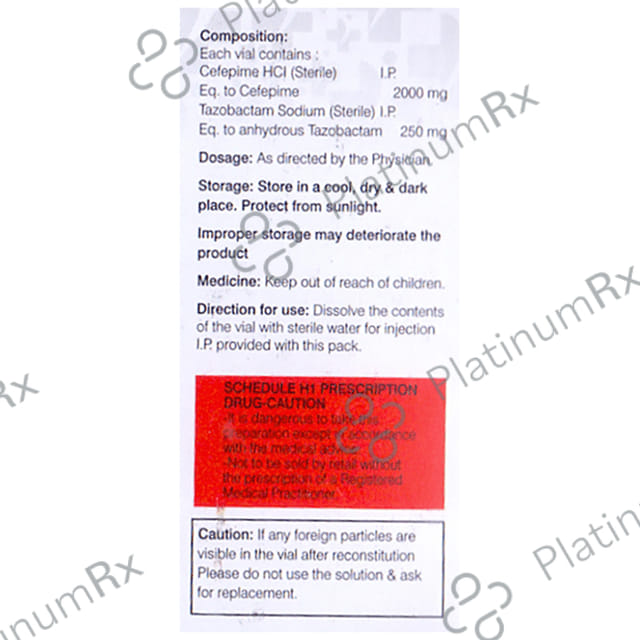 Cepizon T 2.25gm Injection 1s