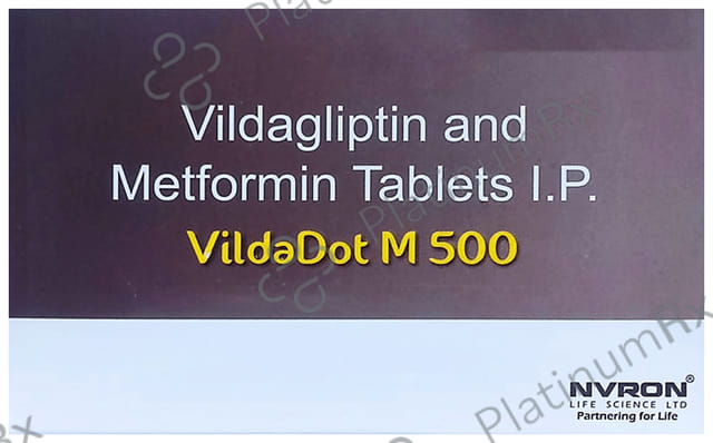 Vildadot M 500mg/50mg Tablet