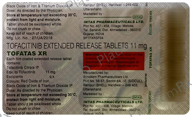Tofatas XR 11mg Tablet 15s