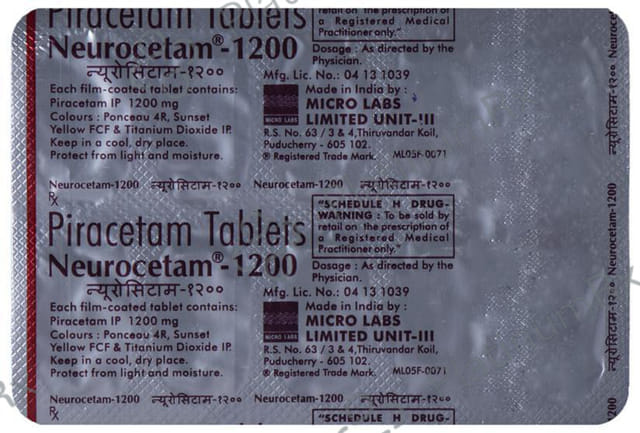 Neurocetam 1200 Tablet