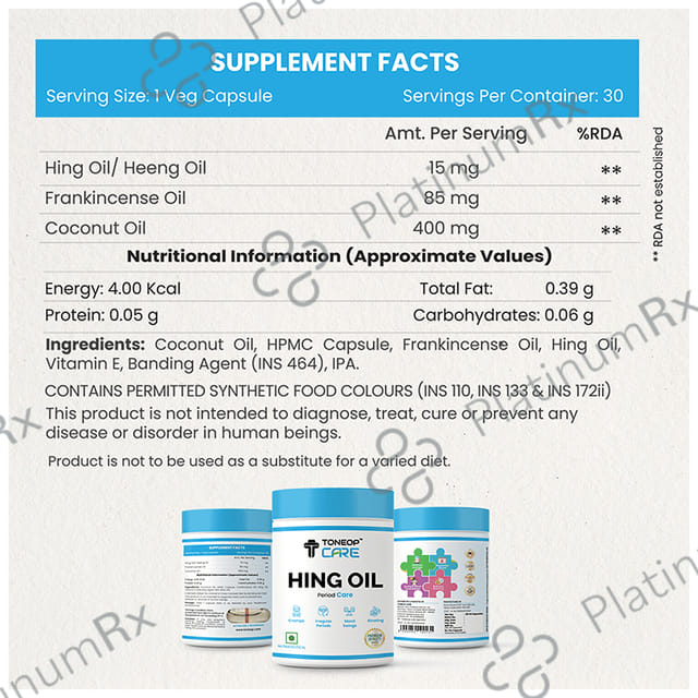 ToneOp Care Hing Oil Capsule 30s