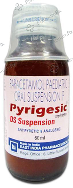 Pyrigesic DS 250mg Suspension 60ml