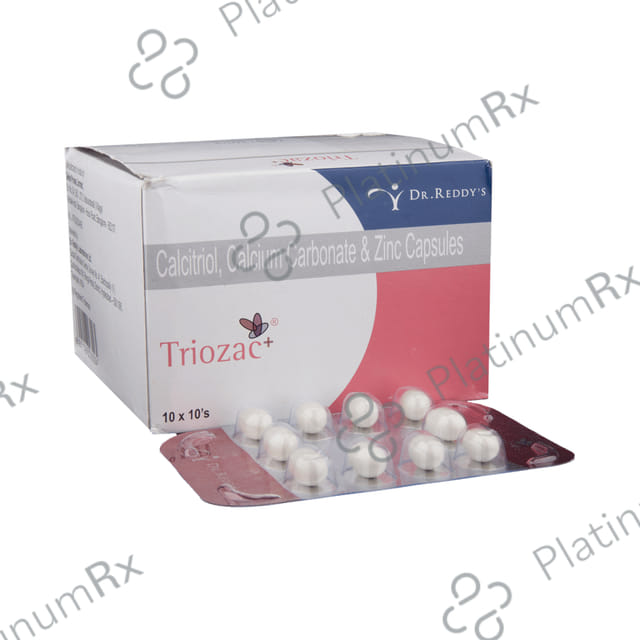 Triozac Plus 500mg/7.5mg/0.25mcg Capsule 10s