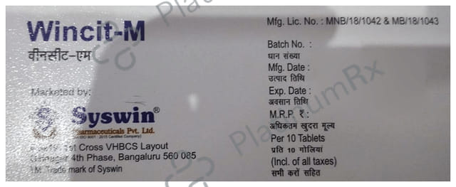 Wincit M 5/10mg Tablet 10s