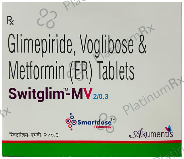 Switglim MV 2/0.3 ER Tablet 15s