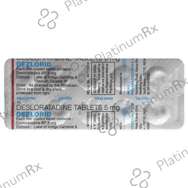 Dezlorid 5mg Tablet 10s