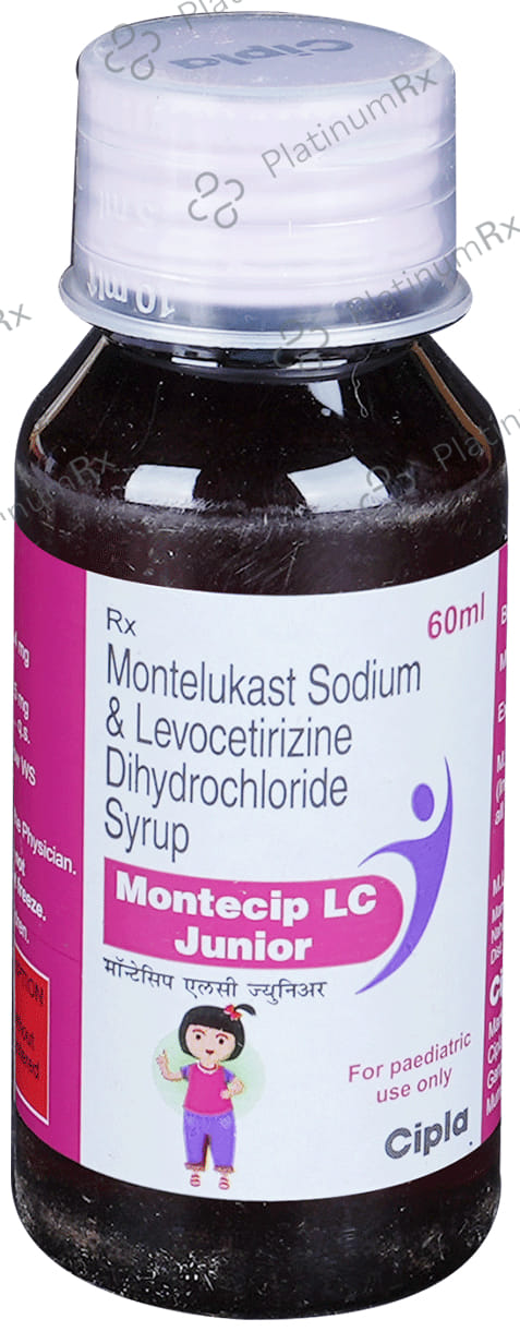 Montecip LC 2.5/4mg Junior Syrup 60ml