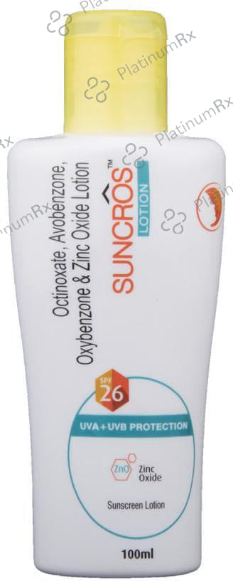 Suncros Sunscreen Lotion SPF 26 100ml