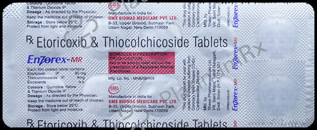 Enzorex 60/4mg MR Tablet 10s