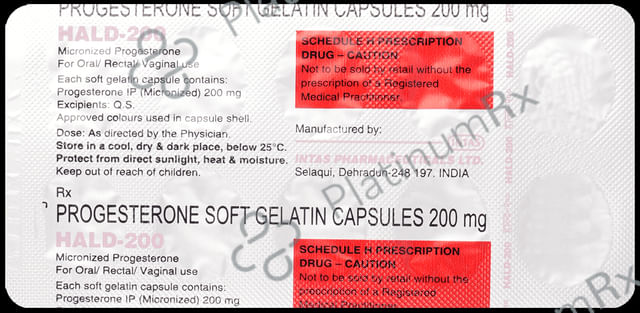 Hald 200mg Soft Gelatin Capsule 10s