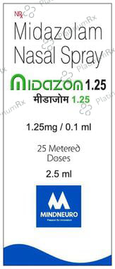 Midazom 1.25mg Nasal Spray 2.5ml