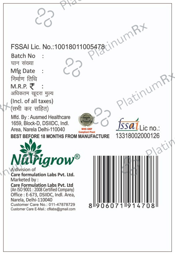 Nutrigrow Boswellia Serrata Veg Capsule