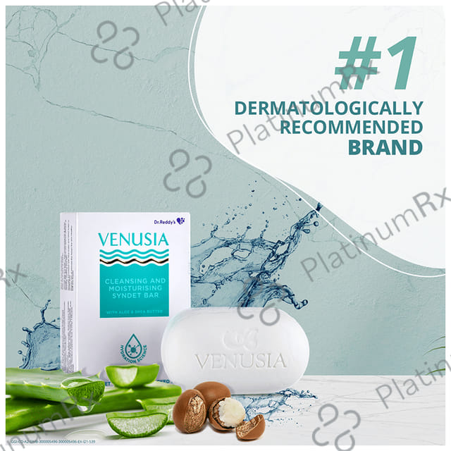 Venusia Cleansing & Moisturising Syndet Bar 75gm