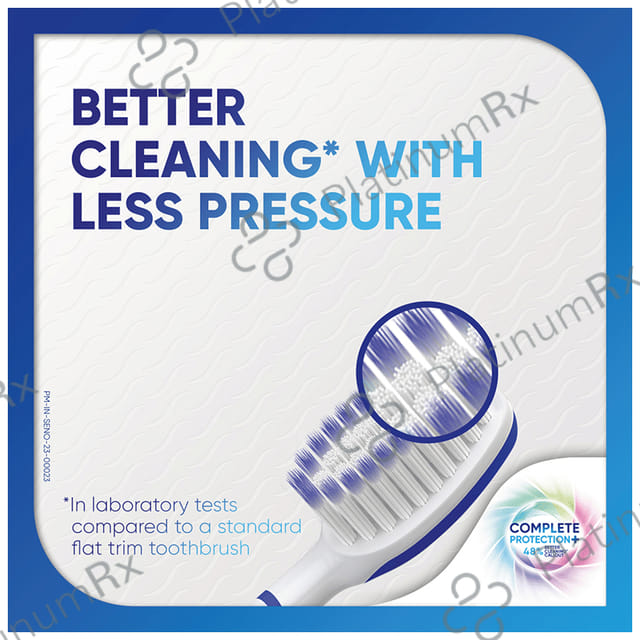 Sensodyne Toothbrush Complete Protection + Toothbrush with Flexible Neck for 48% Better Cleaning with Soft Tapered Bristles