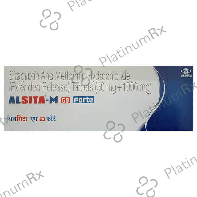 Alsita M Forte 1000/50mg Tablet ER 10s