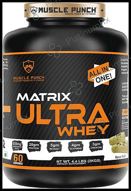 Muscle Punch Ultra Matrix Powder Kesar Kulfi