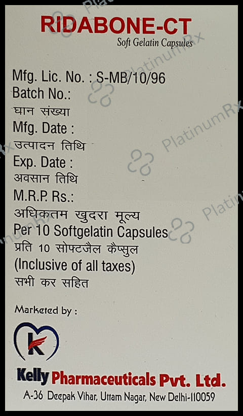 Ridabone-CT Soft Gelatin Capsule