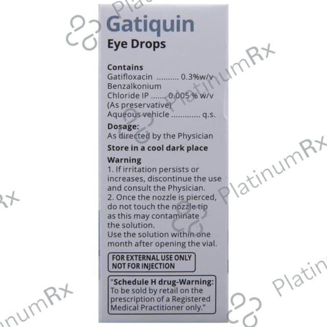 Gatiquin 0.3% Eye Drop 5ml