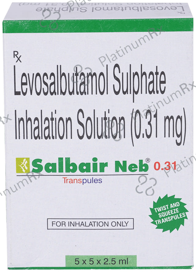 Salbair Neb 0.31mg Transpules 2ml