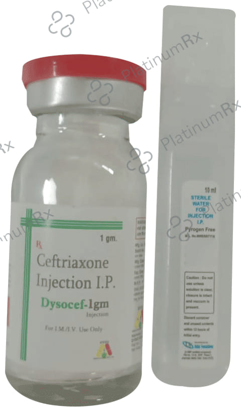 Dysocef 1 Gm Injection