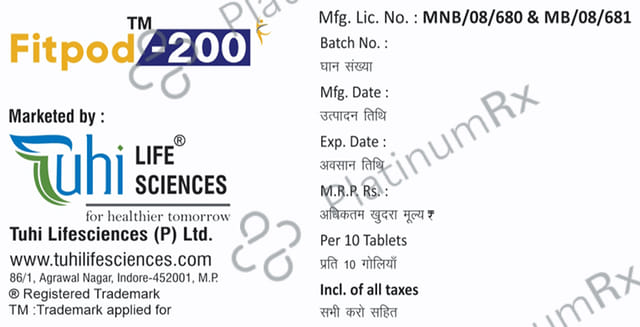 Fitpod 200mg Tablet