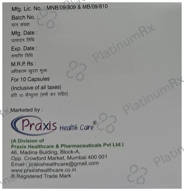 Pride Plus 20/75mg Capsule SR 10s