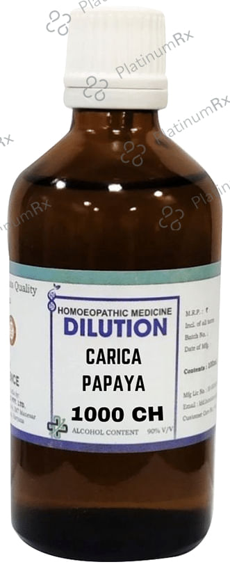 LDD Bioscience Carica Papaya Dilution 1000 CH 100 ml