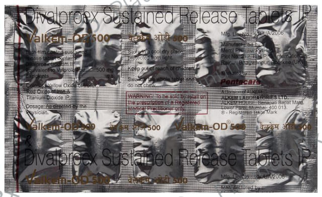 Valkem OD SR 500mg Tablet 10s
