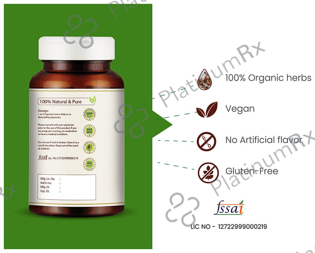 Vedikroots Ashwagandha Veg Capsule (60 Each) 1 Bottle
