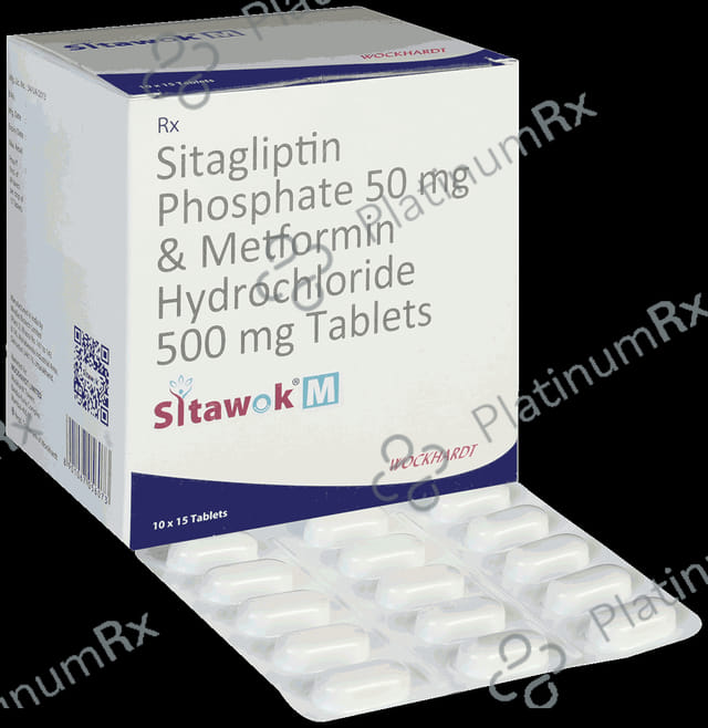 Sitawok M 500 500/50mg Tablet 15s