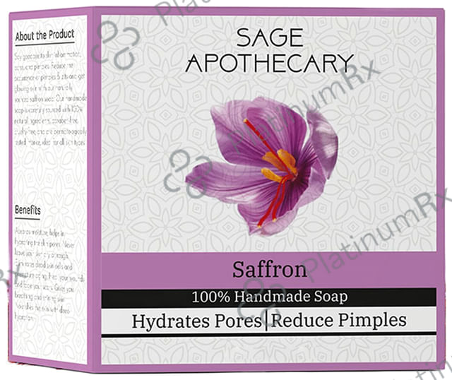 Sage Apothecary Saffron 100% Handmade Soap
