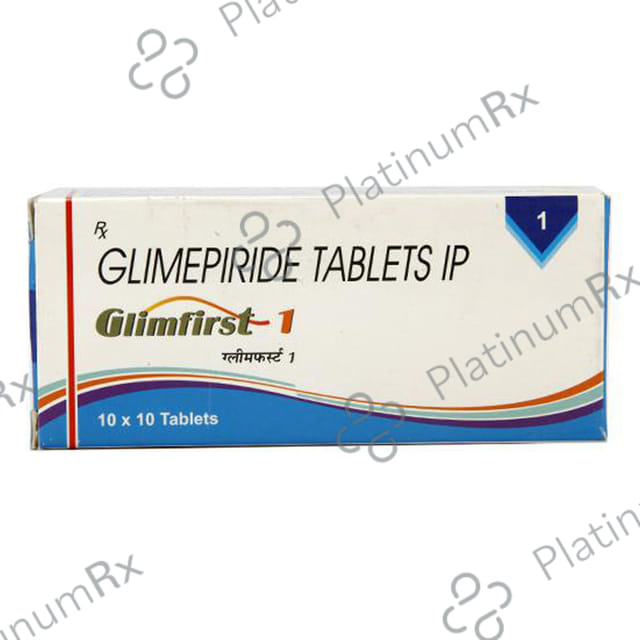 Glimfirst 1mg Tablet 10s