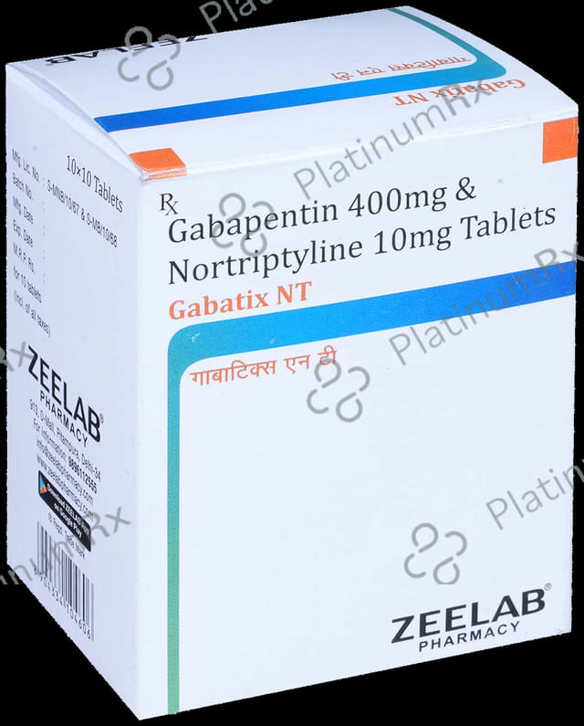 Gabatix NT 400/10mg Tablet 10s