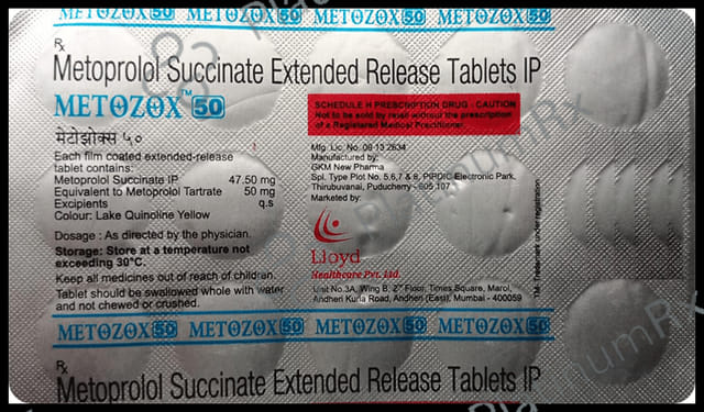 Metozox 50mg Tablet ER 15s