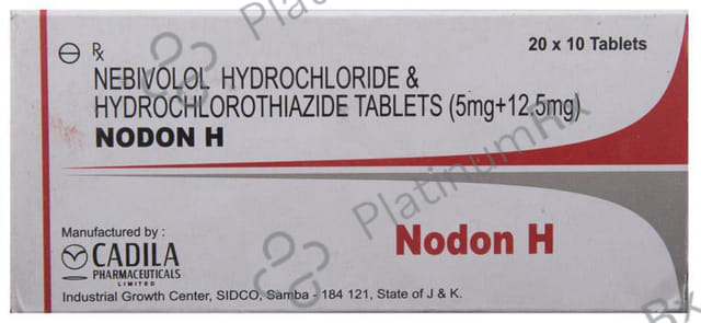 Nodon H 12.5/5mg Tablet 10s