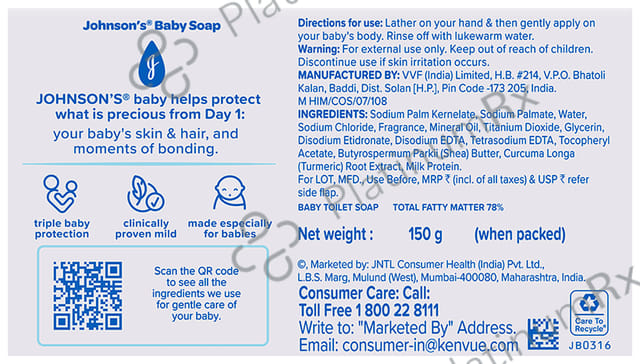 Johnson's Baby Soap 150gm