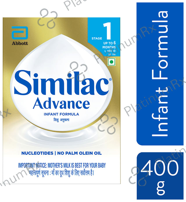 Similac Advance Stage 1 Infant Formula (Up to 6 months) Powder 400gm