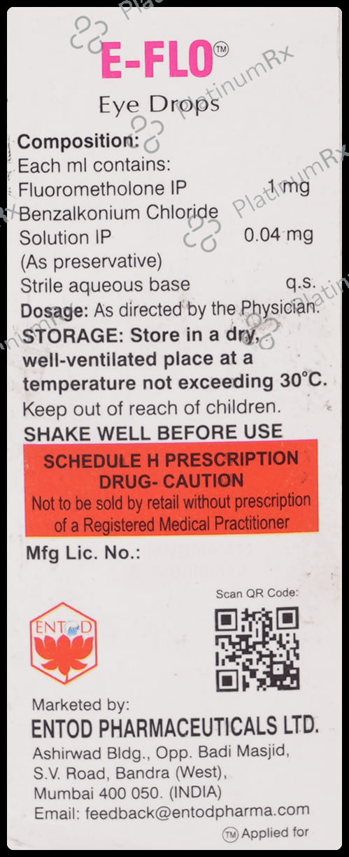 Eflo 0.1% Eye Drop 5ml