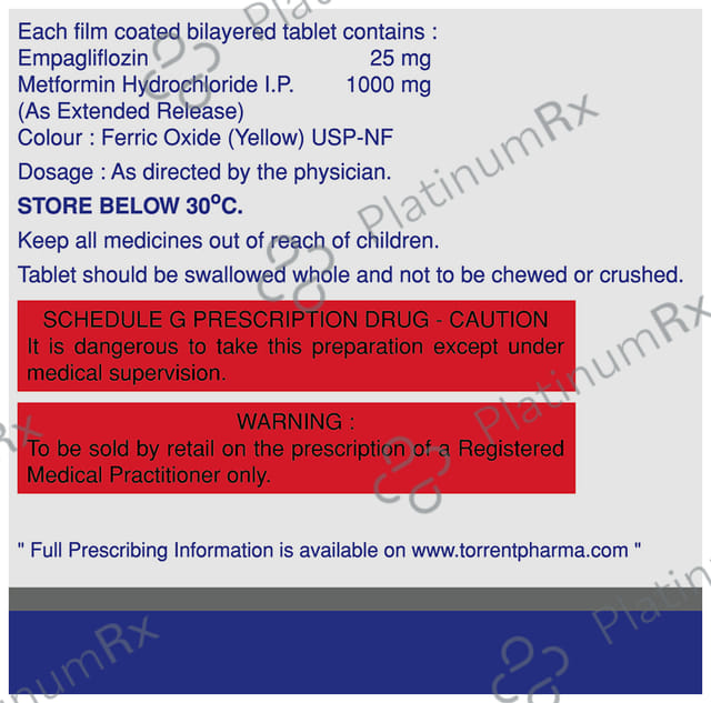 Cospiaq M 25/1000mg Tablet 10s
