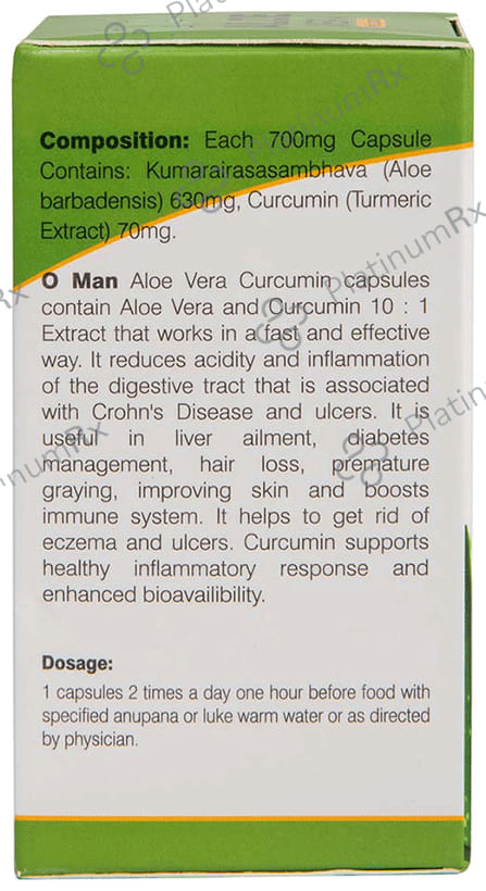 Oman Aloe Vera with Curcumin Veggie Capsule
