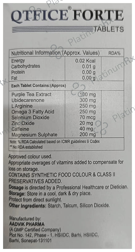 Qtfice Forte Tablet